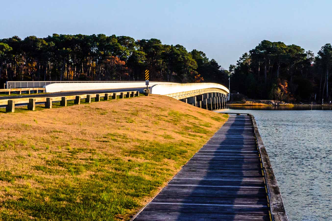 View of bridge to Assateague Island