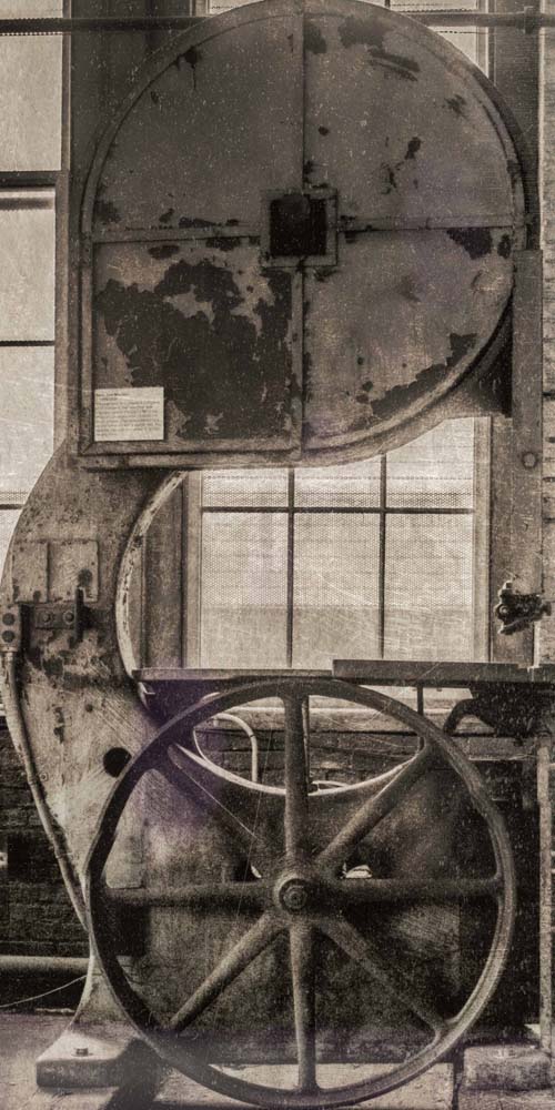 Wheels on a machine