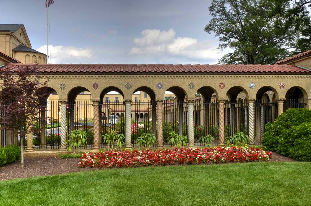 View from street of cloistered Fransciscan Monastery