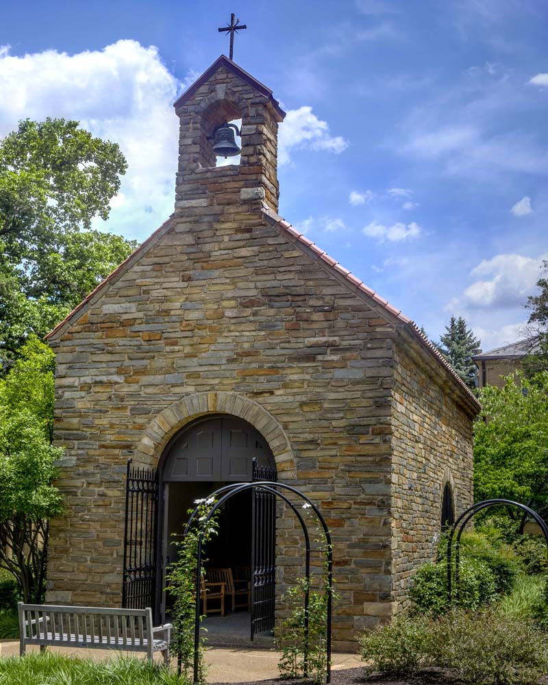 Outside view of Portiuncola Chapel