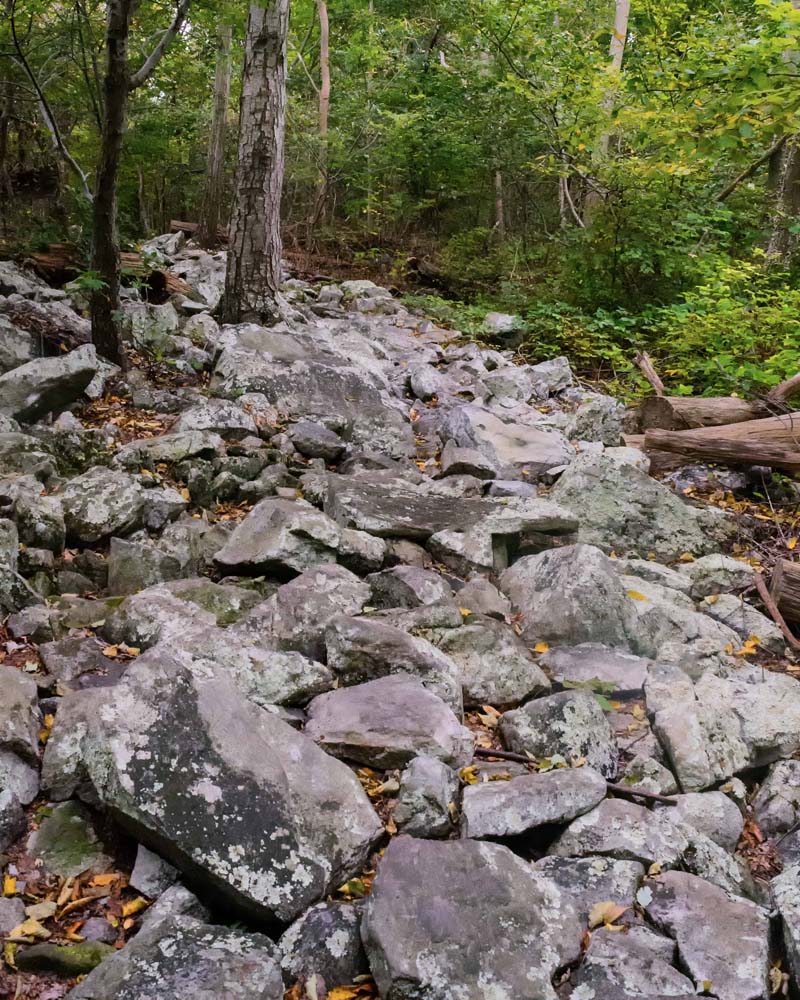 Exquisitely rock trail