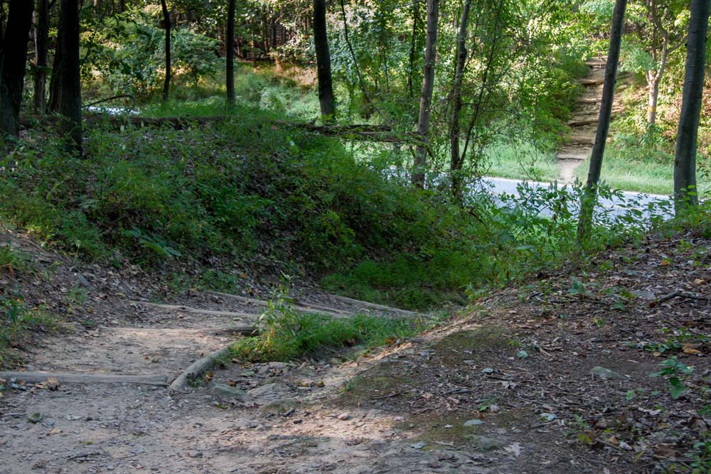 Appalachian Trail crossing the Boonsboro Mountain Road