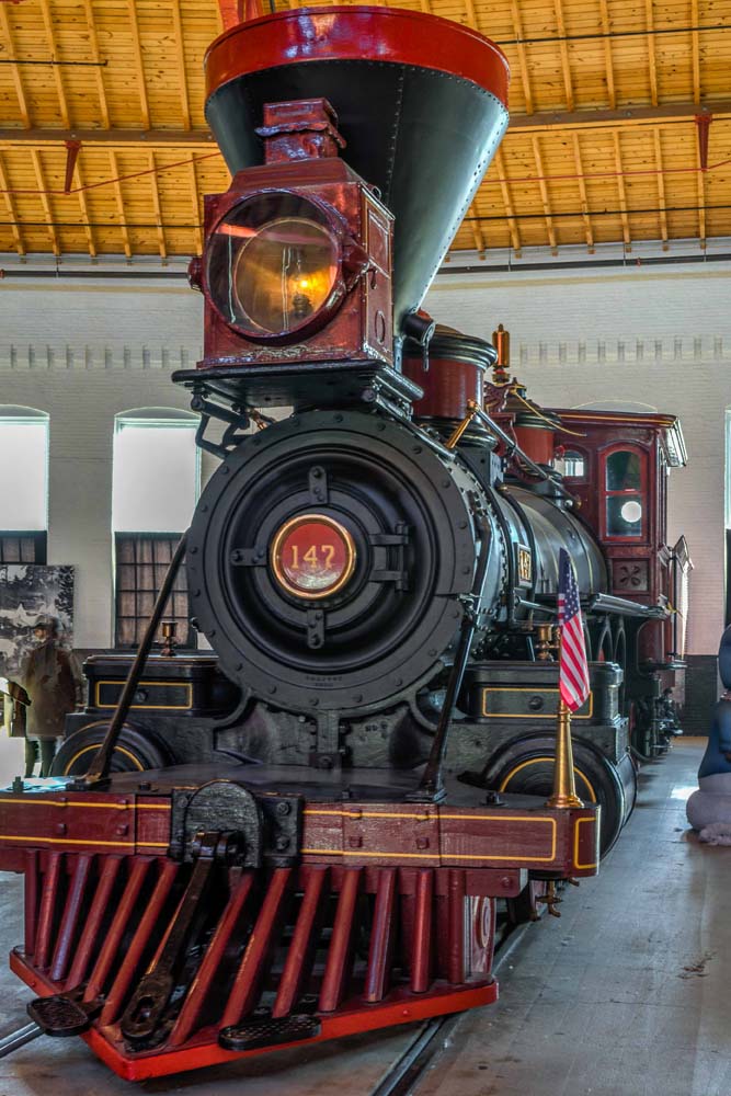 An early locomotive, the Lafayette