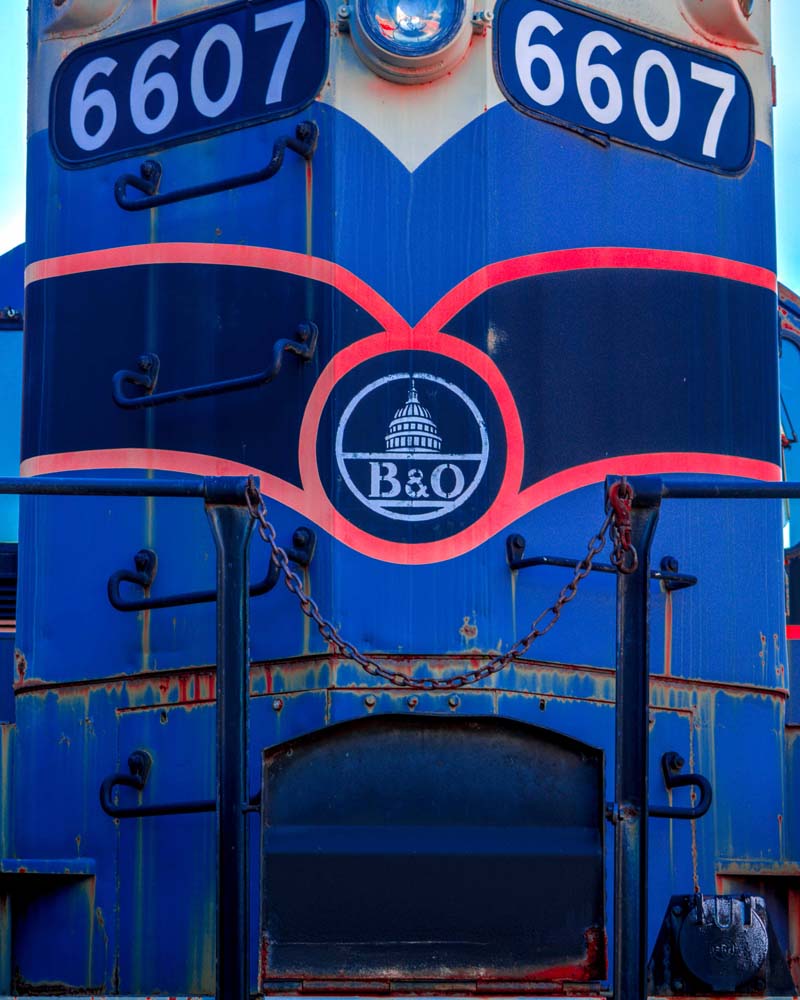 An early locomotive, the Lafayette