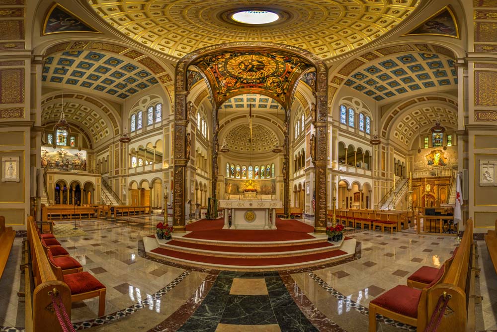 View of Main Altar, looking north
