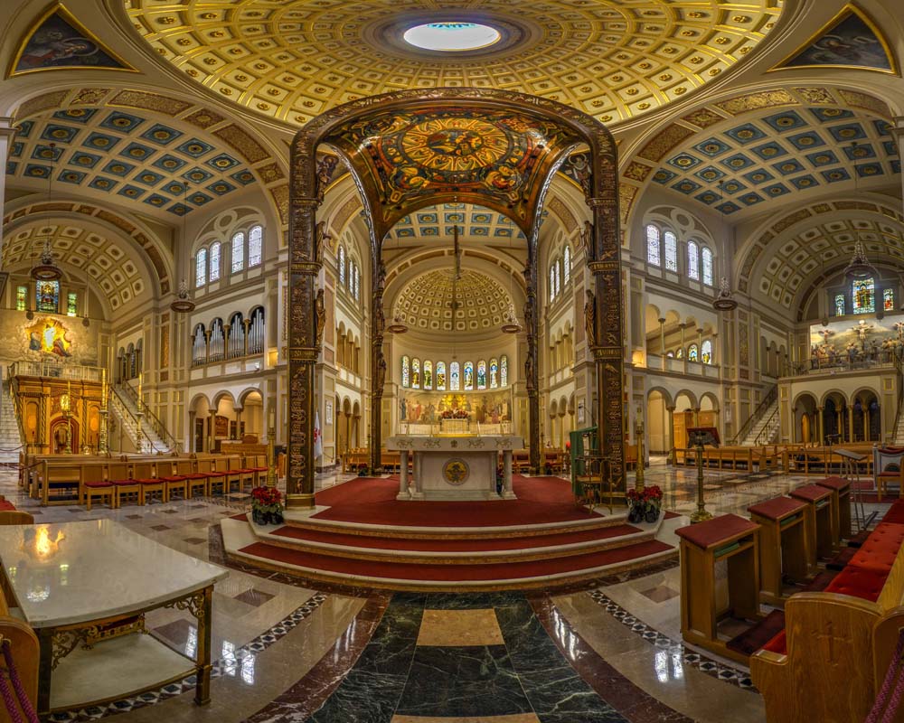 View of Main Altar, looking south