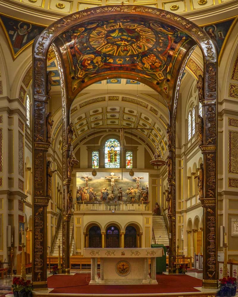 View of Main Altar, looking west